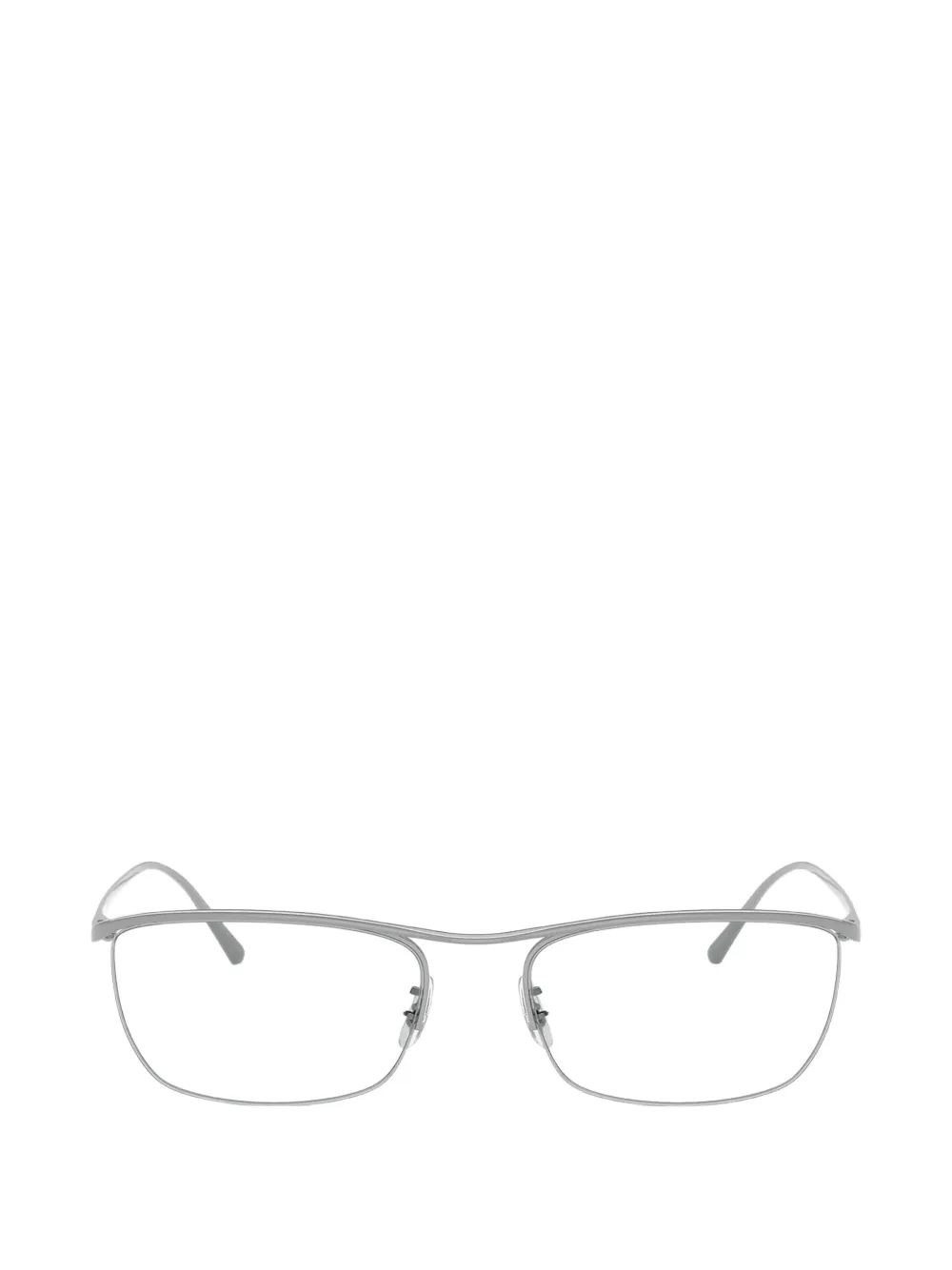 Oliver Peoples EZ-Y bril met rechthoekig montuur Zilver