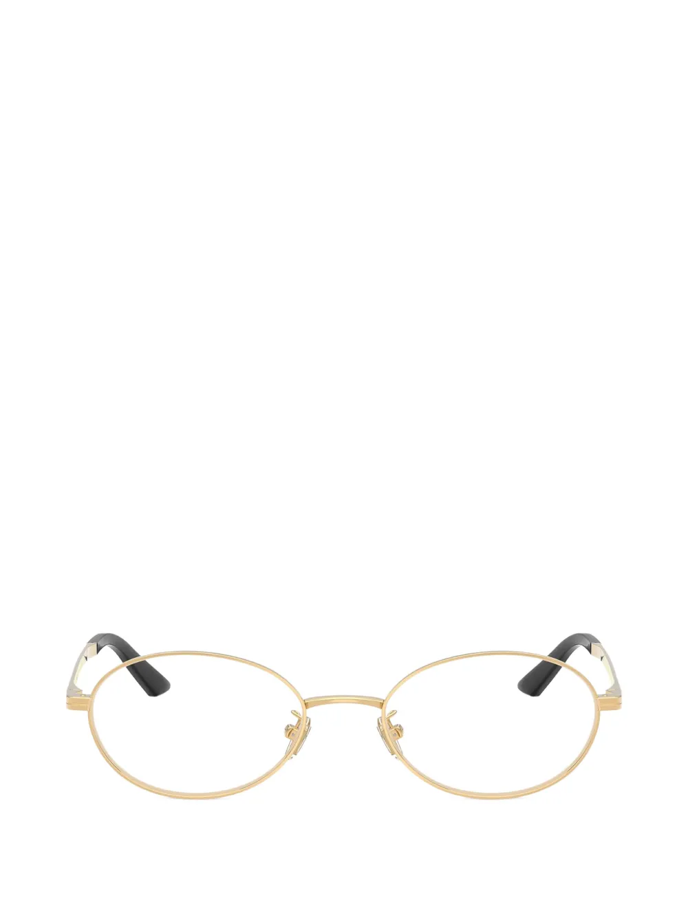 Versace Eyewear Bril met rond montuur Goud