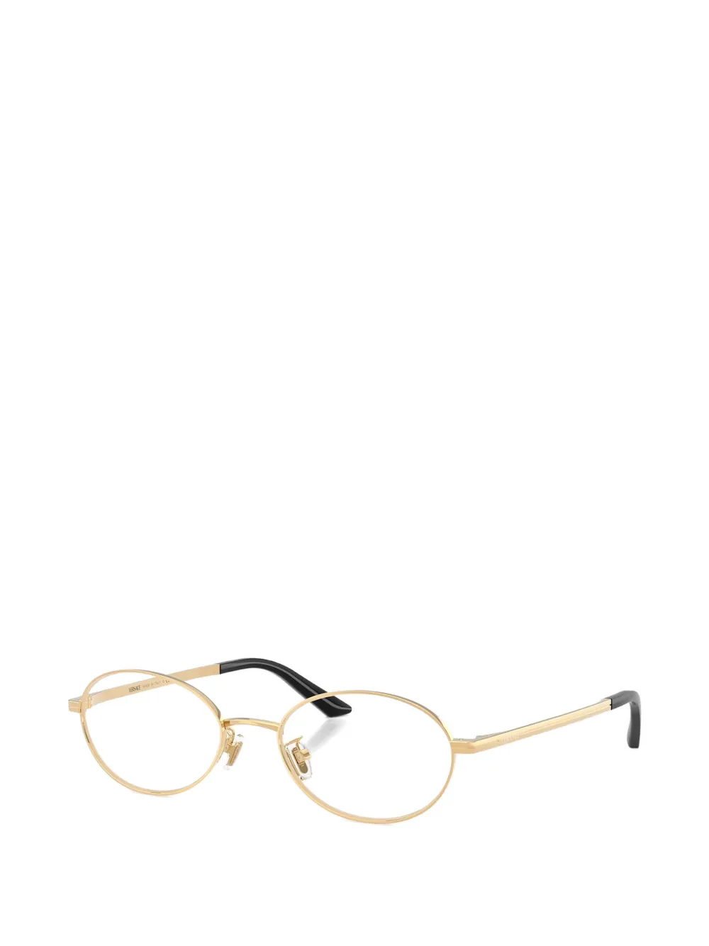 Versace Eyewear Bril met rond montuur Goud