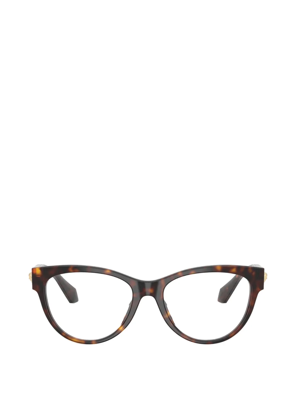 Versace Eyewear Bril met cat-eye montuur en Medusa-detail Bruin