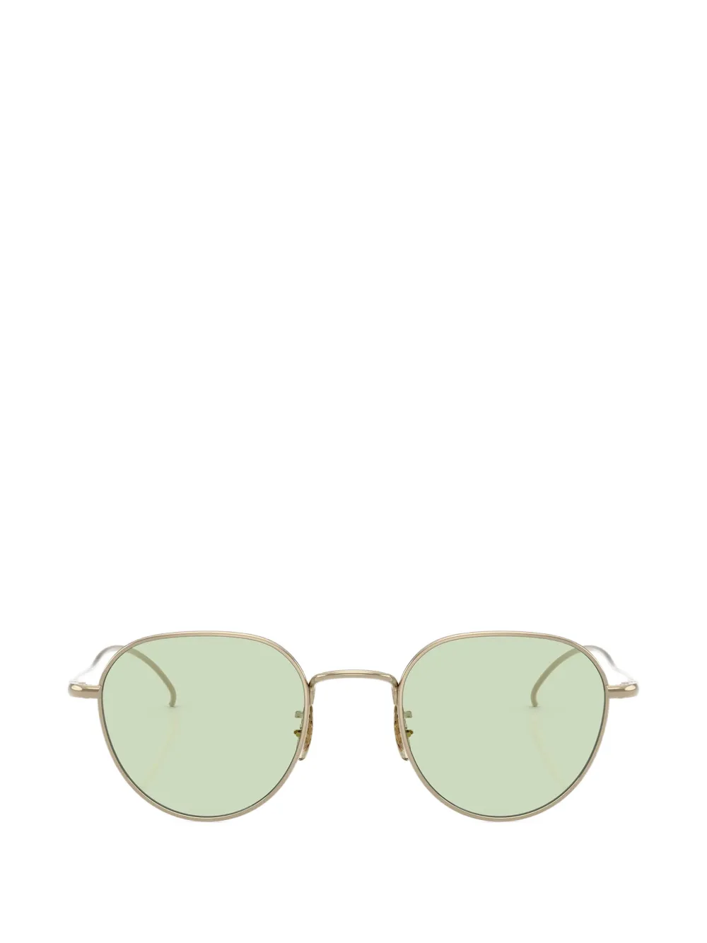 Oliver Peoples TK-16 zonnebril met rond montuur Goud