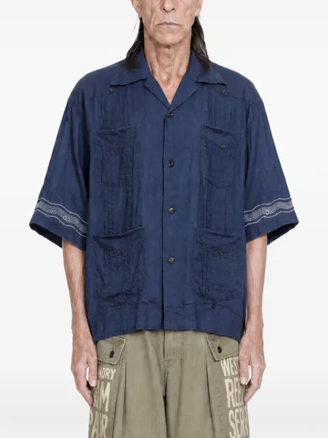 KAPITAL Cuba linen shirt
