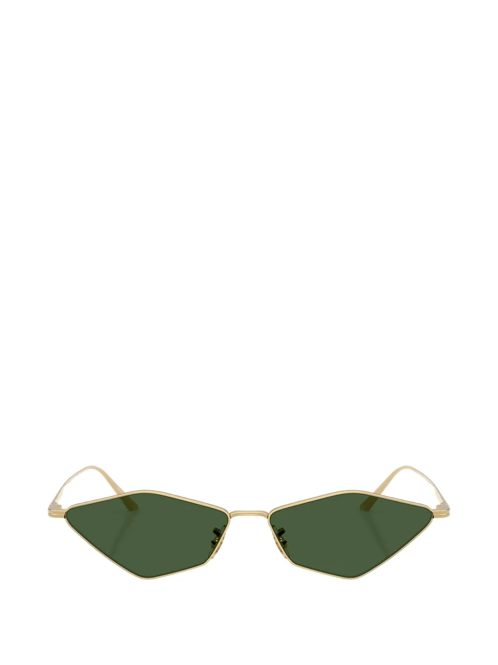 KHAITE x Oliver Peoples 2001C zonnebril met geometrisch montuur Goud