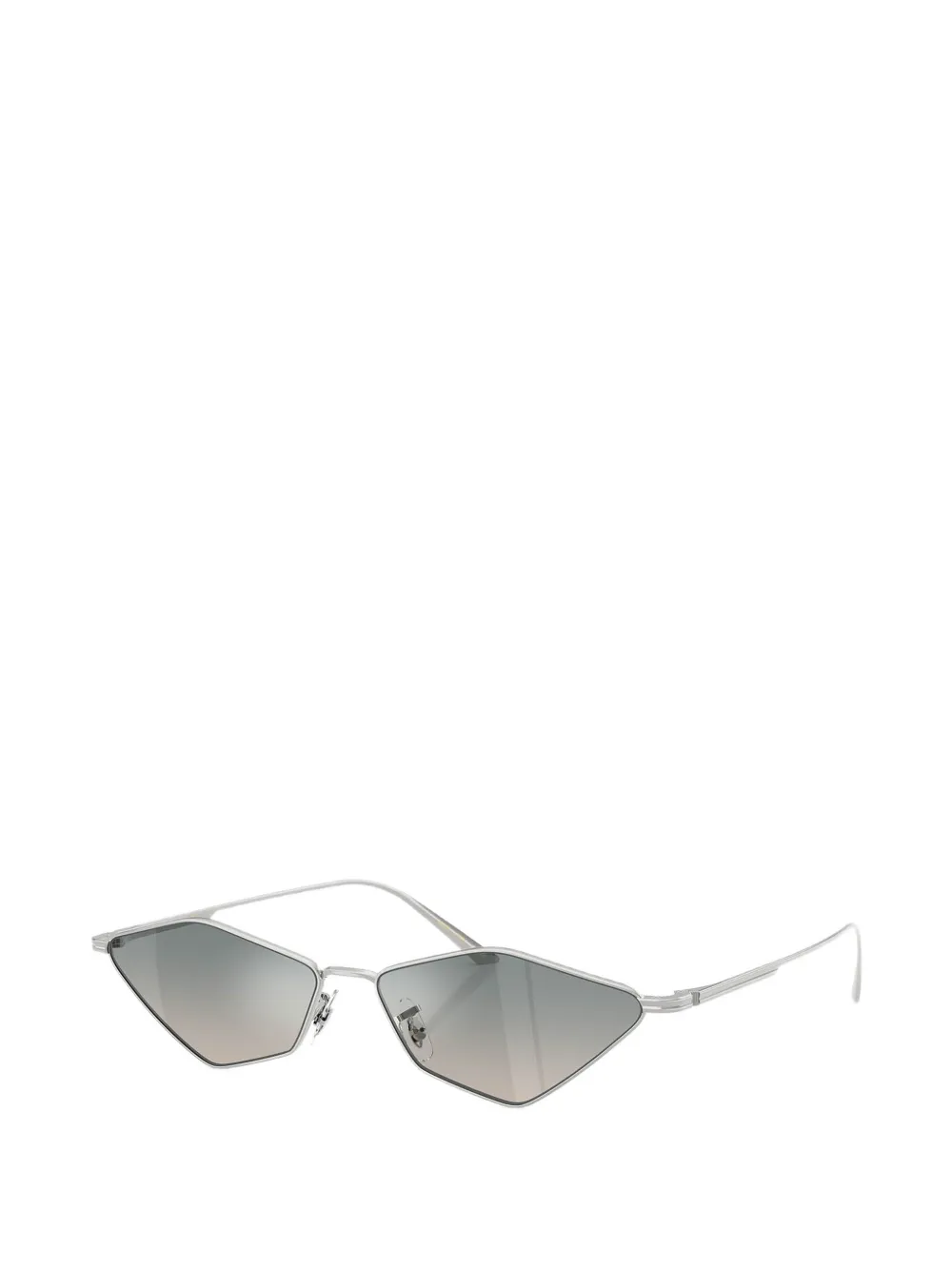 Oliver Peoples x Khaite 2001C zonnebril Zilver