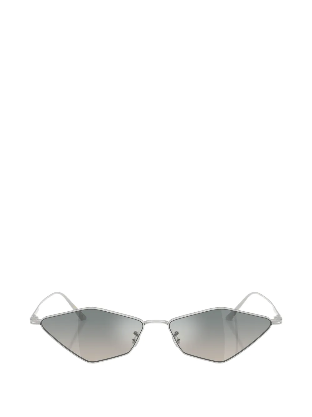 Oliver Peoples x Khaite 2001C zonnebril Zilver