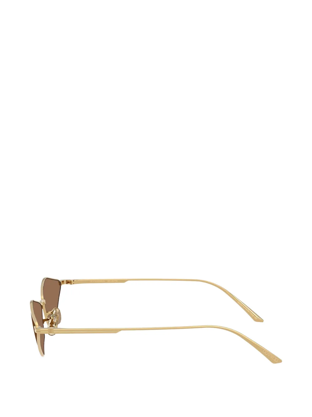 Oliver Peoples 2001C zonnebril met geometrisch montuur Goud