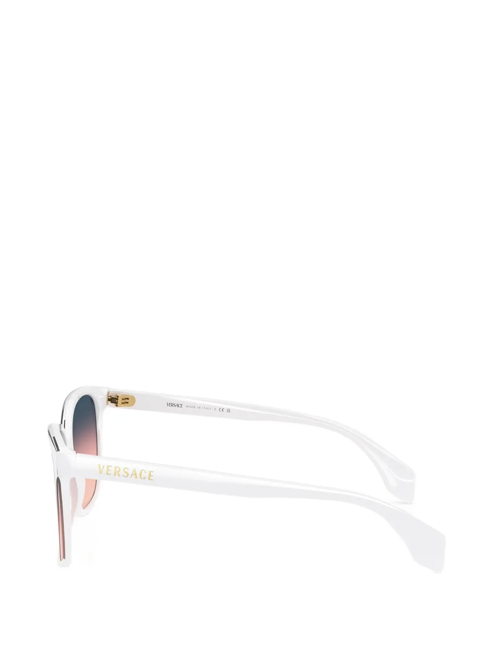 Versace Eyewear Zonnebril met vierkant montuur Wit
