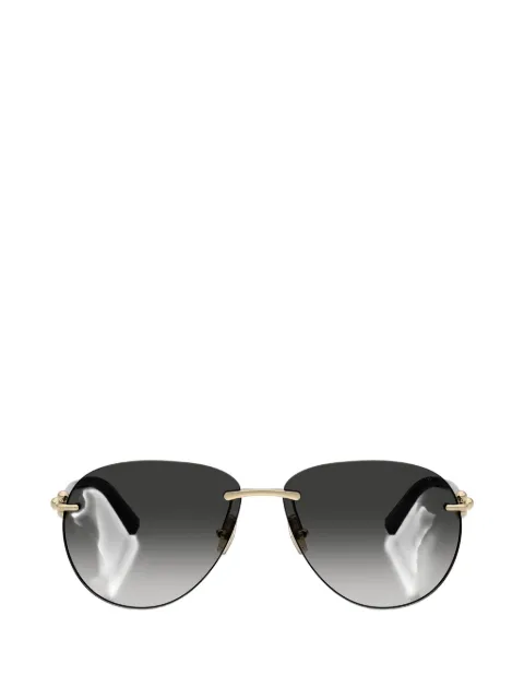 Tiffany & Co Eyewear rimless pilot-frame sunglasses