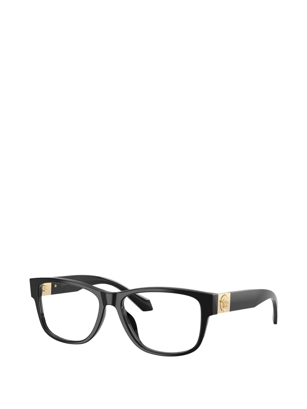 Versace Eyewear Bril met rechthoekig montuur Zwart