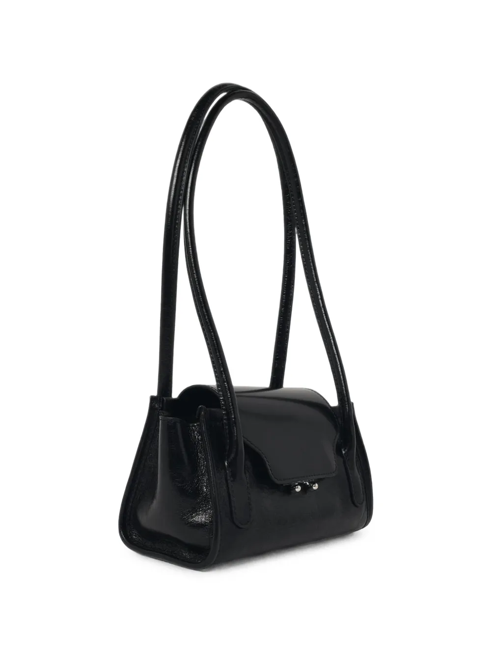 Marni Trunkette leren tas Zwart