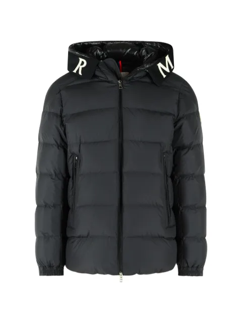 Moncler logo-detail hooded puffer jacket
