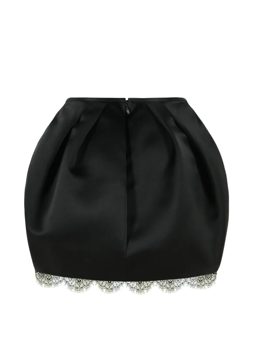 Blumarine Plooirok met kanten afwerking Zwart