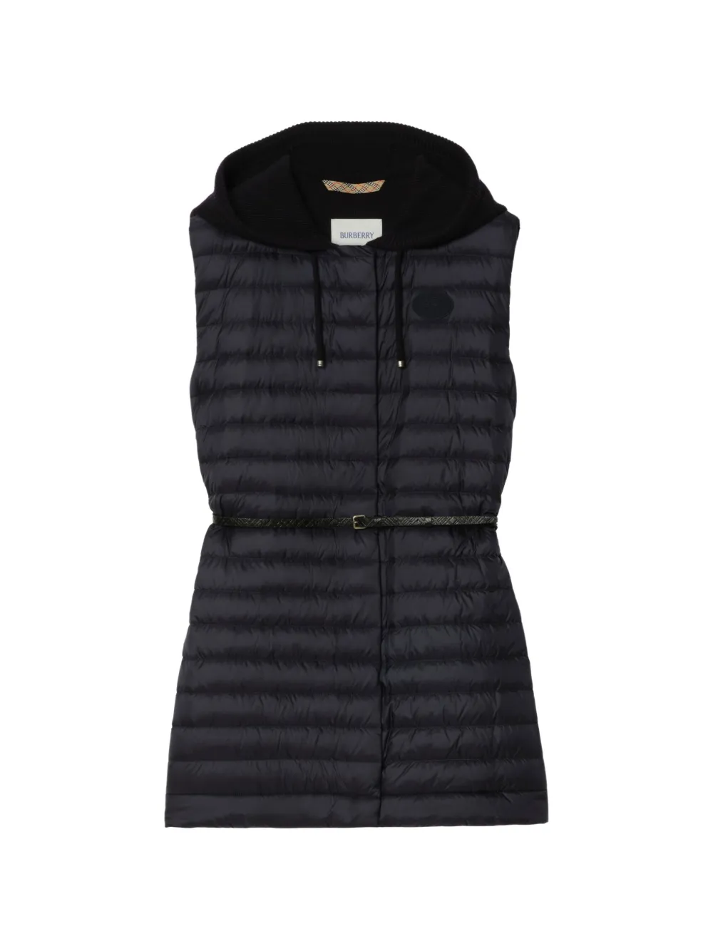 Burberry nylon Ainsworth hooded gilet - Black