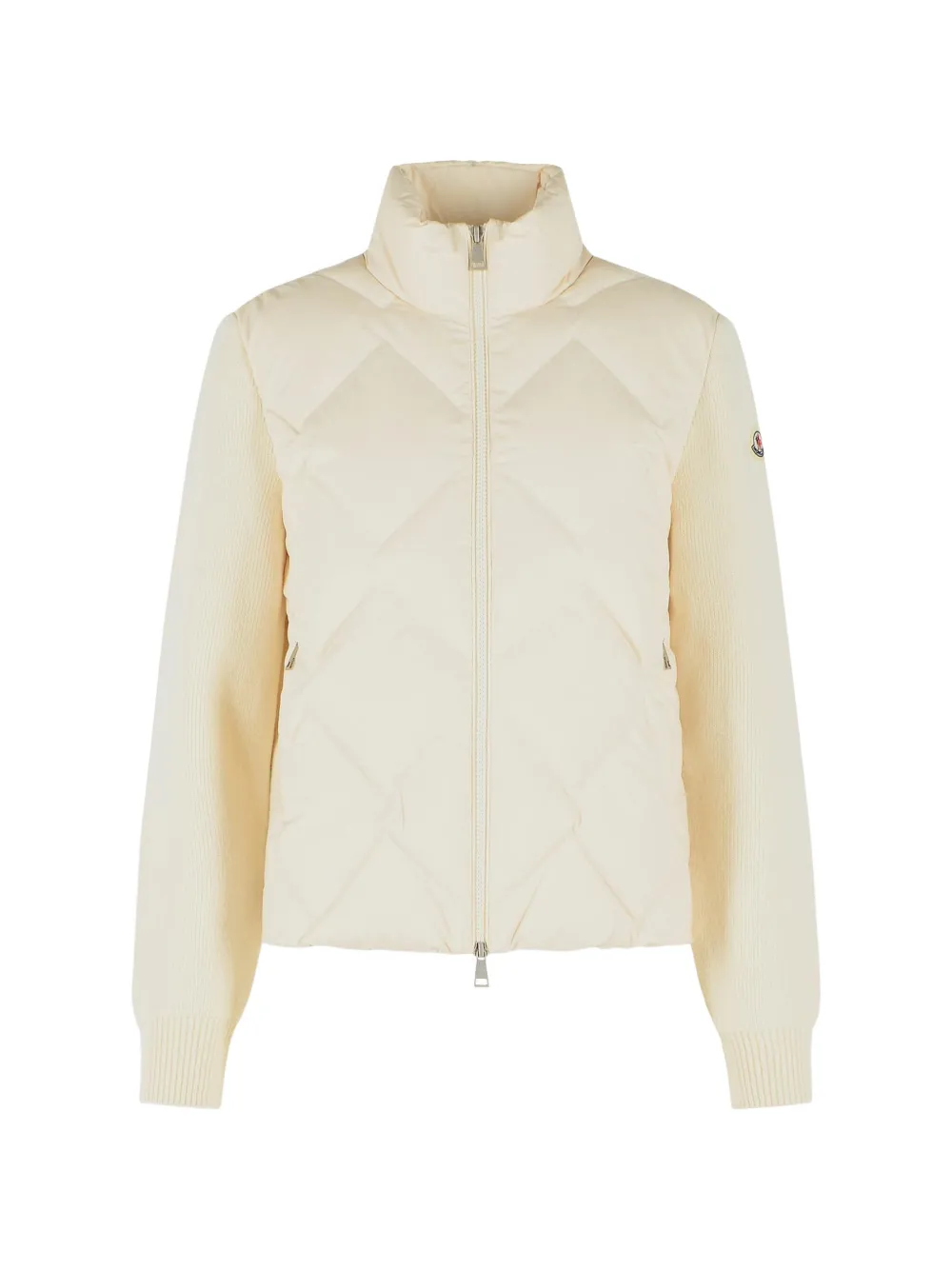 Moncler quilted panelled cardigan