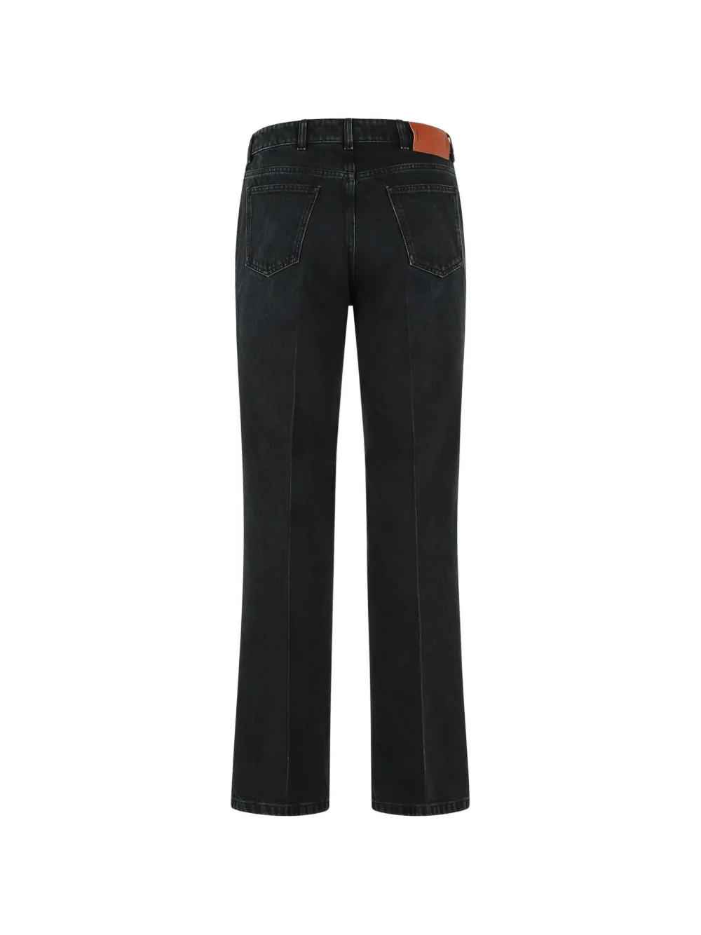 Marni Jeans met logopatch Zwart