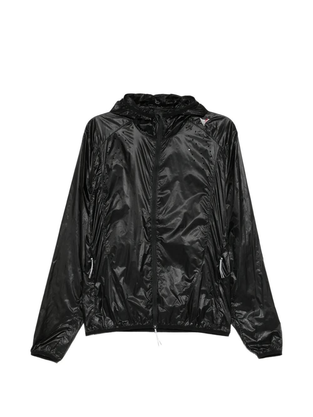 Roa Hue Packable Wind Jacket In Black