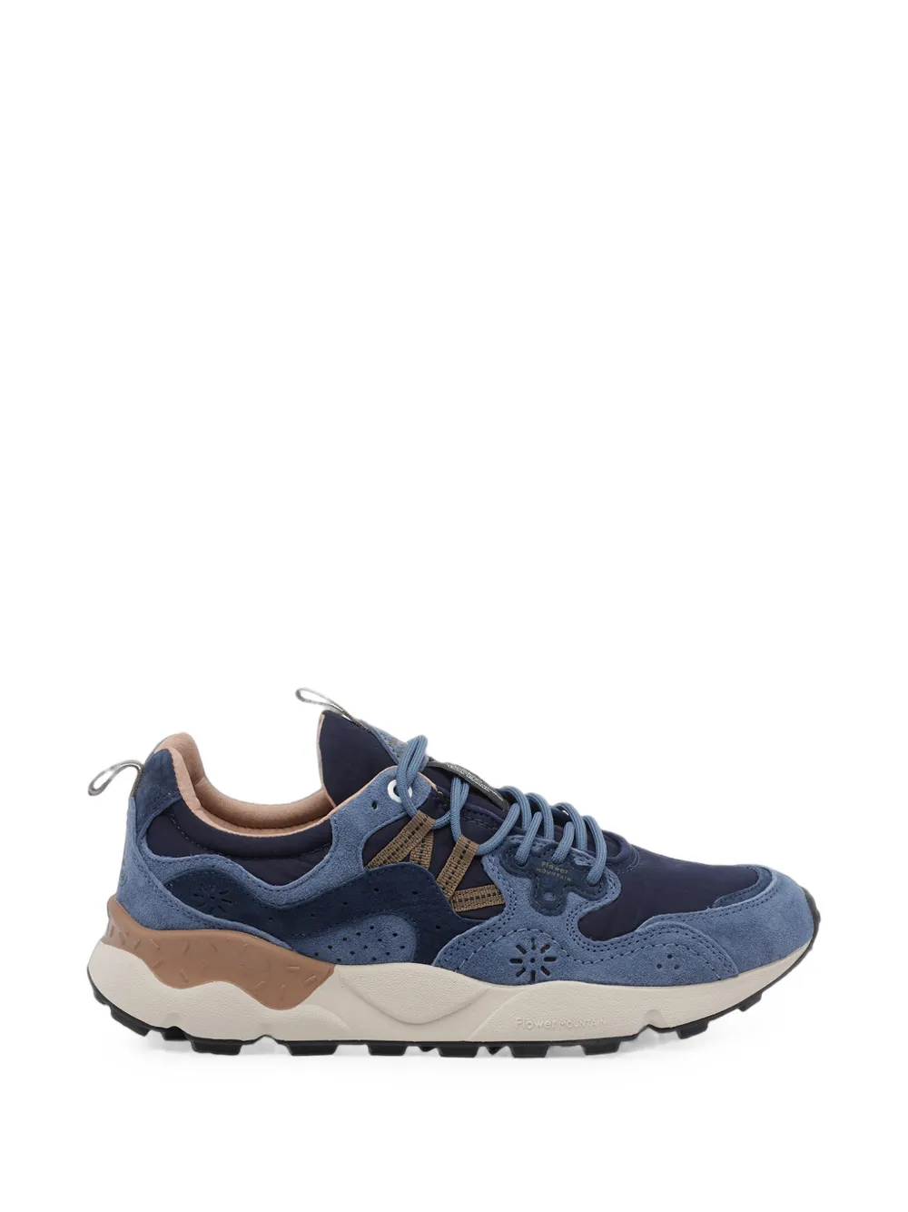 FLOWER MOUNTAIN Yamano 3 Sneakers mit Wildledereinsätzen - Blau