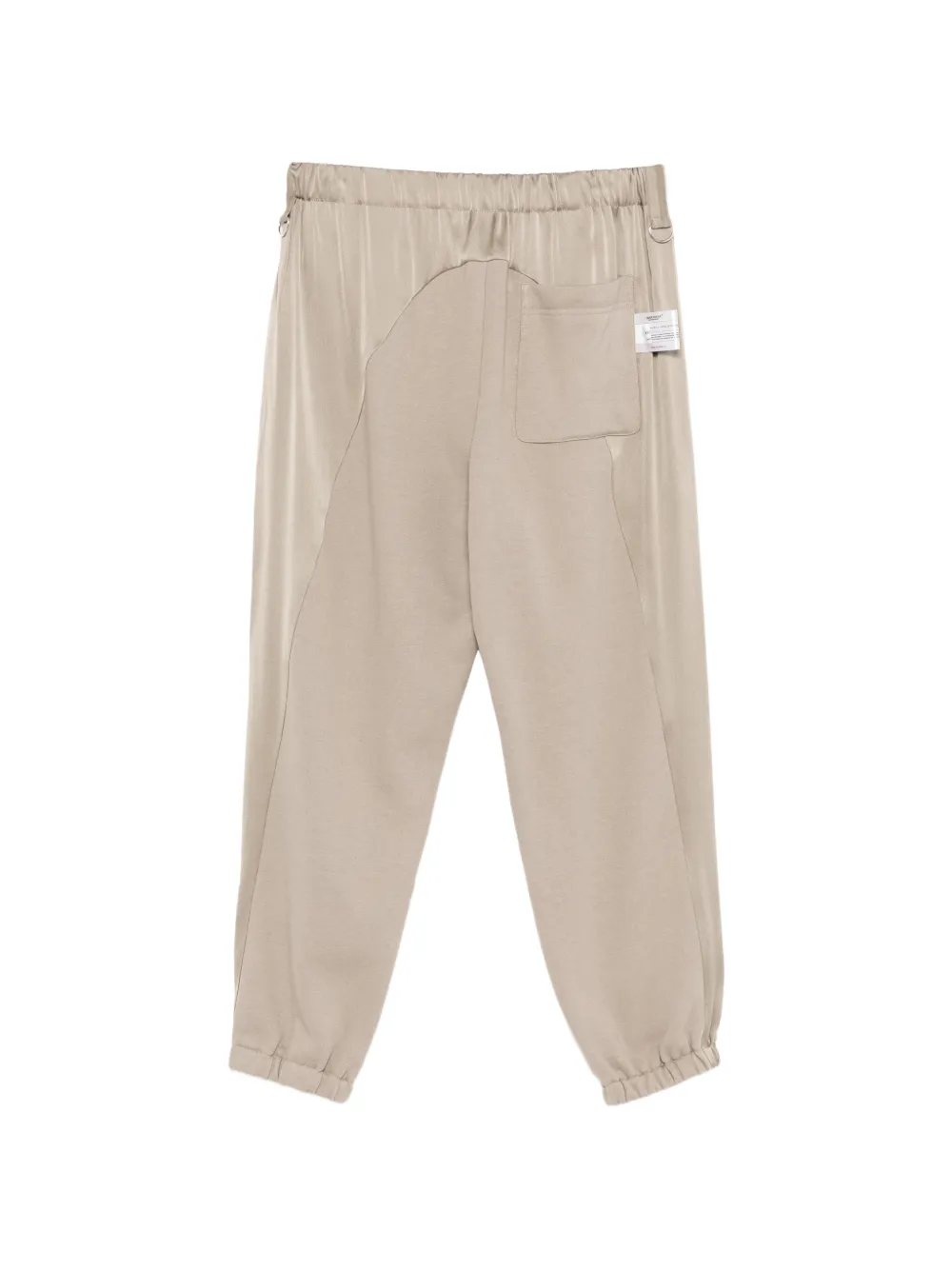 Undercover distressed-effect panelled track pants Beige