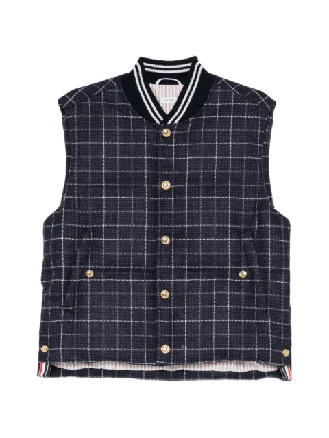 Thom Browne Down-filled snap-front gilet