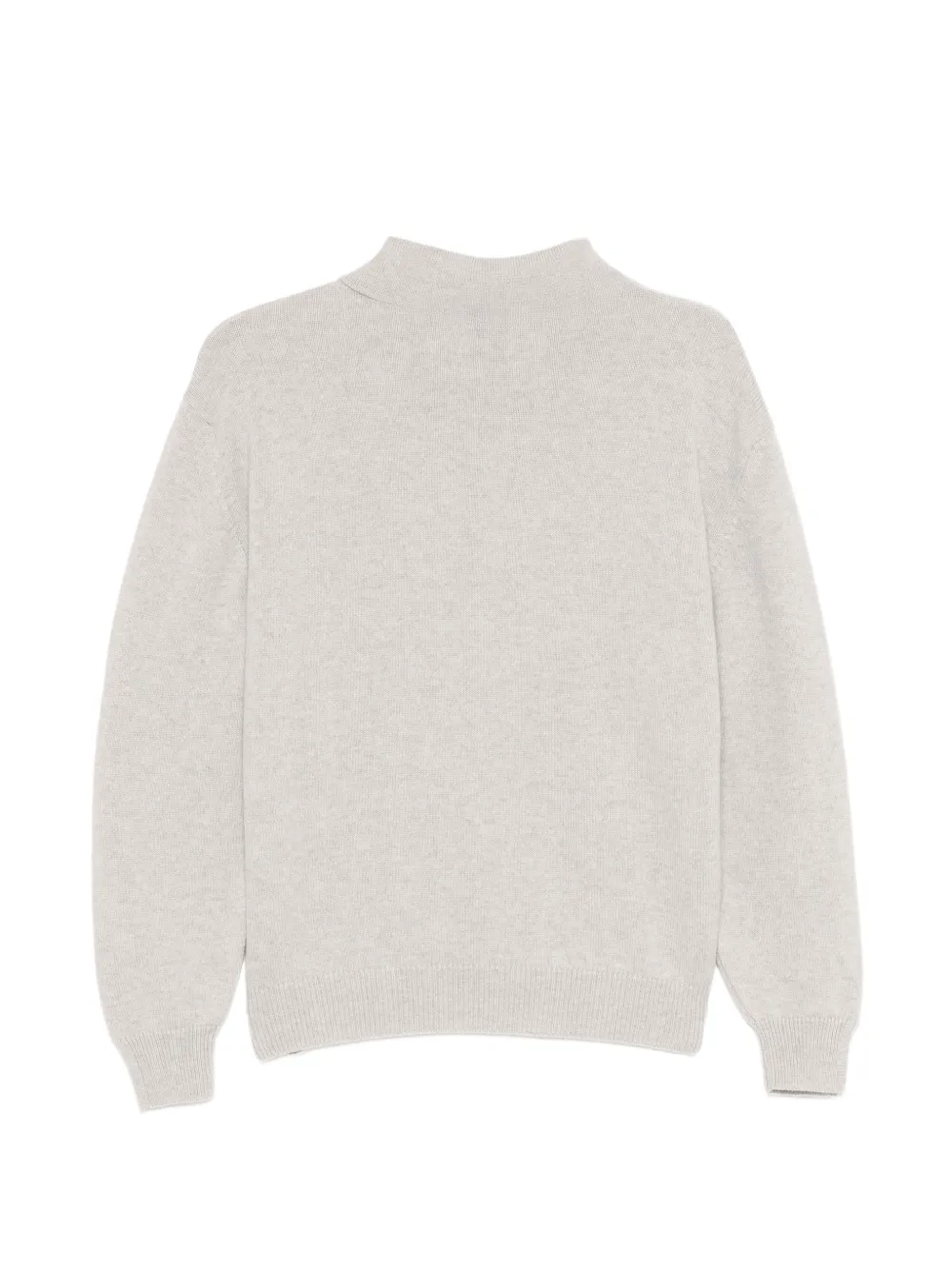 Barrie sparkling-cross polo sweater Grijs