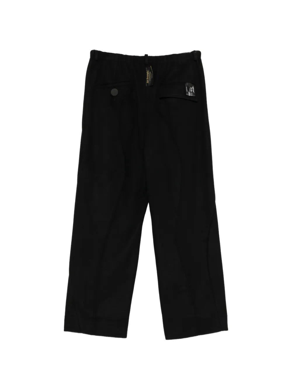 Undercover panelled straight-leg trousers Zwart