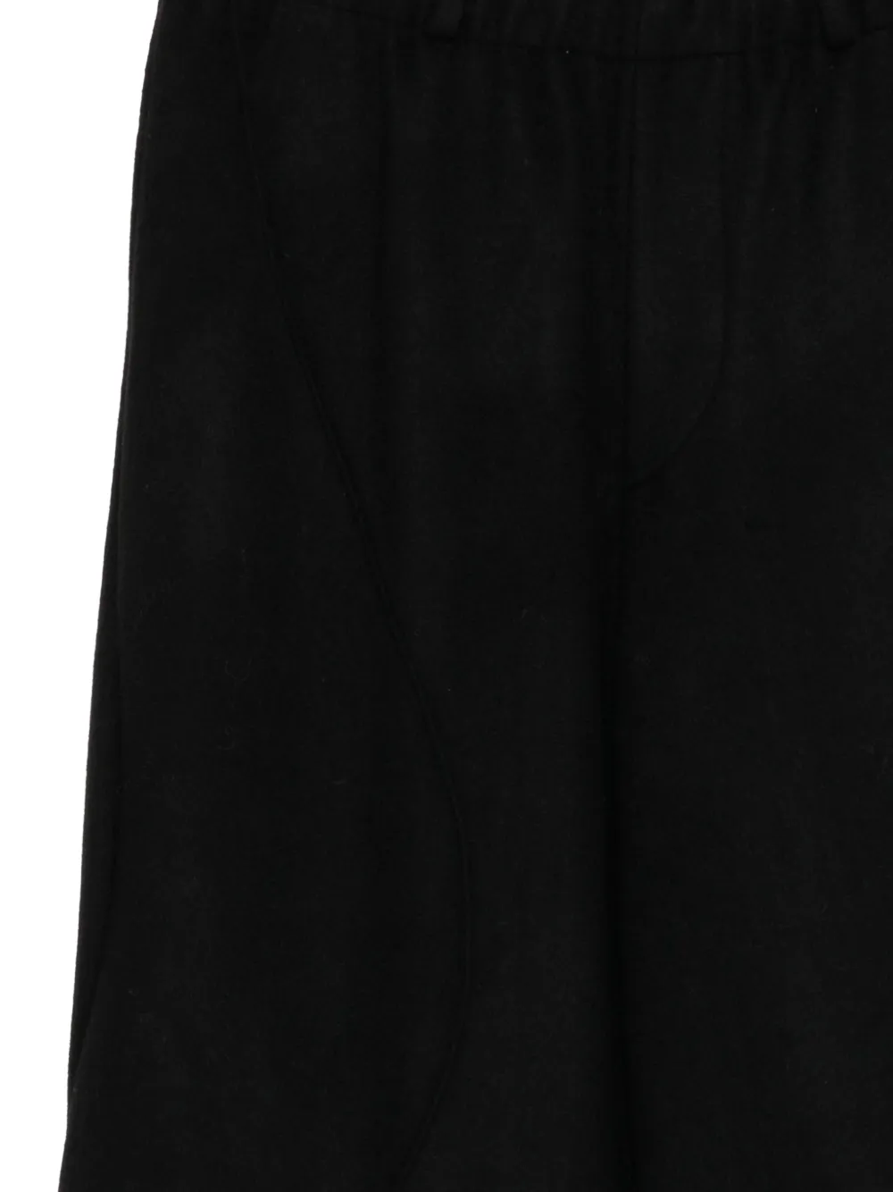 Undercover panelled straight-leg trousers Zwart