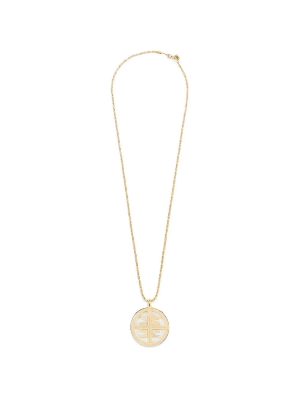 Elisabetta Franchi long necklace with medallion