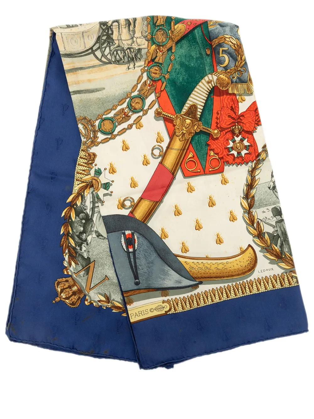 Hermès Pre-Owned 20th Century Napoleon Seidenschal 90cm - Blau