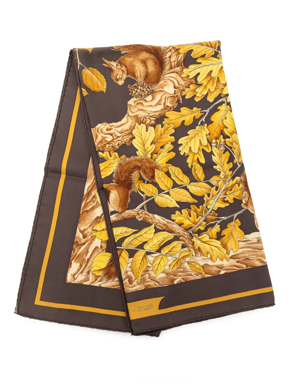 Hermès Pre-Owned 1999-2007 Casse Noisette Seidenschal 90cm - Schwarz