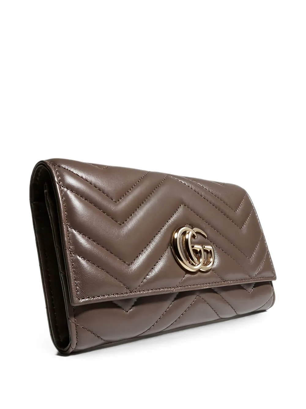Gucci GG Marmont Portemonnaie - Braun