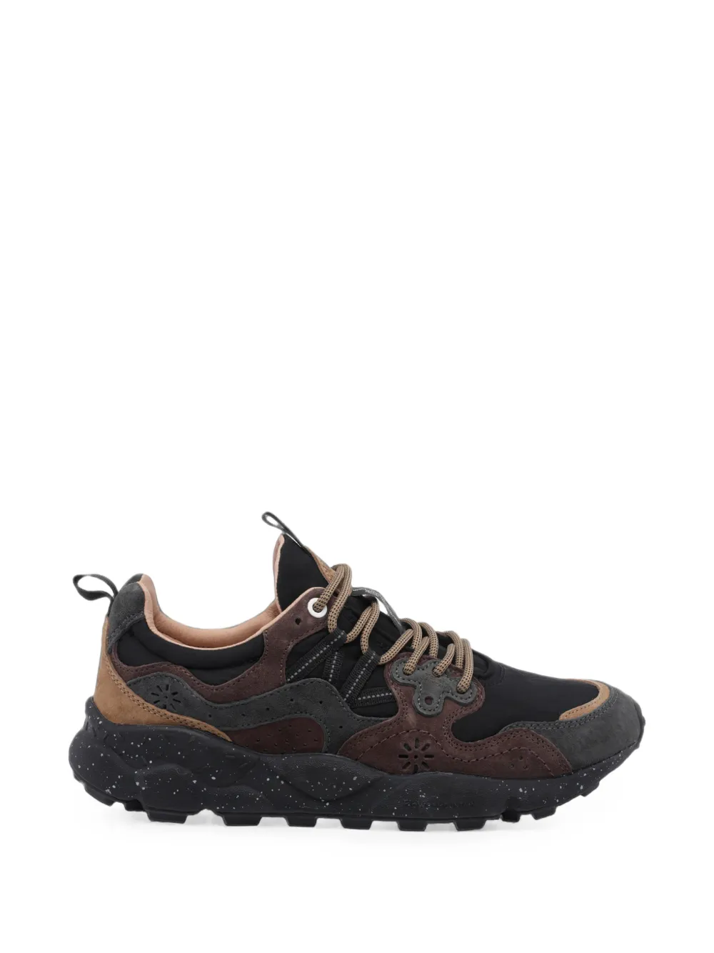 FLOWER MOUNTAIN Yamano 3 Sneakers mit Wildledereinsätzen - Schwarz