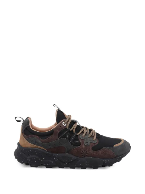 FLOWER MOUNTAIN Yamano 3 suede-panelled low-top sneakers
