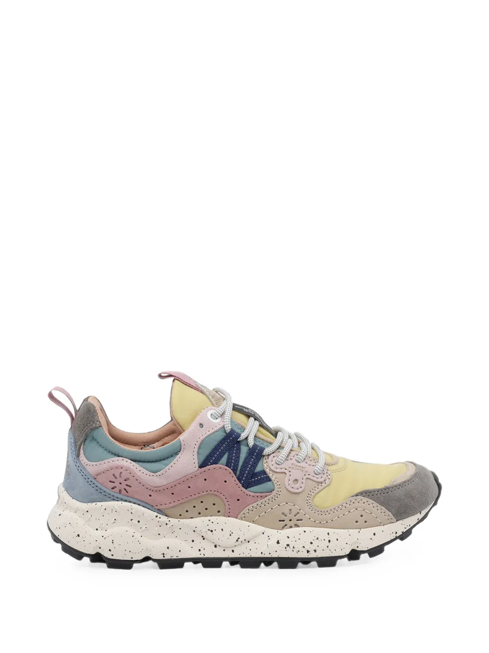 FLOWER MOUNTAIN Yamano 3 perforated panelled sneakers