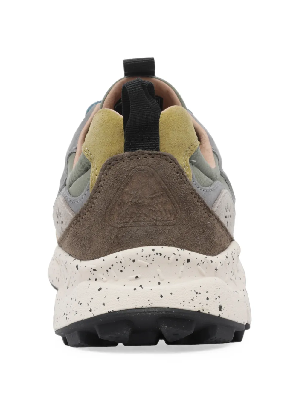 FLOWER MOUNTAIN YAMANO 3 suede-panelled low-top sneakers Bruin