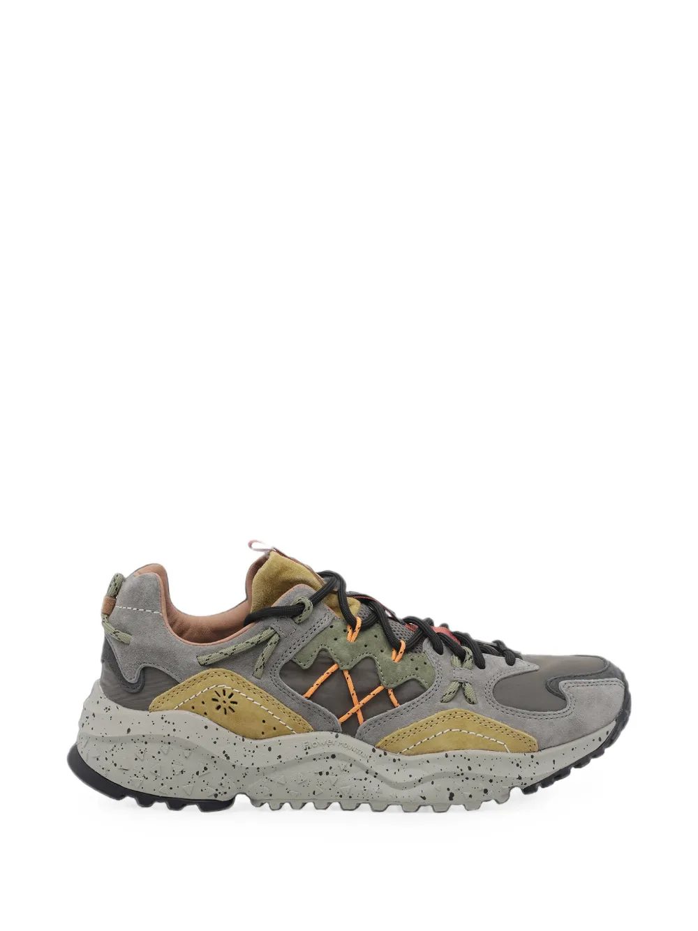 FLOWER MOUNTAIN Yamabushi Sneakers mit Einsätzen - Grau