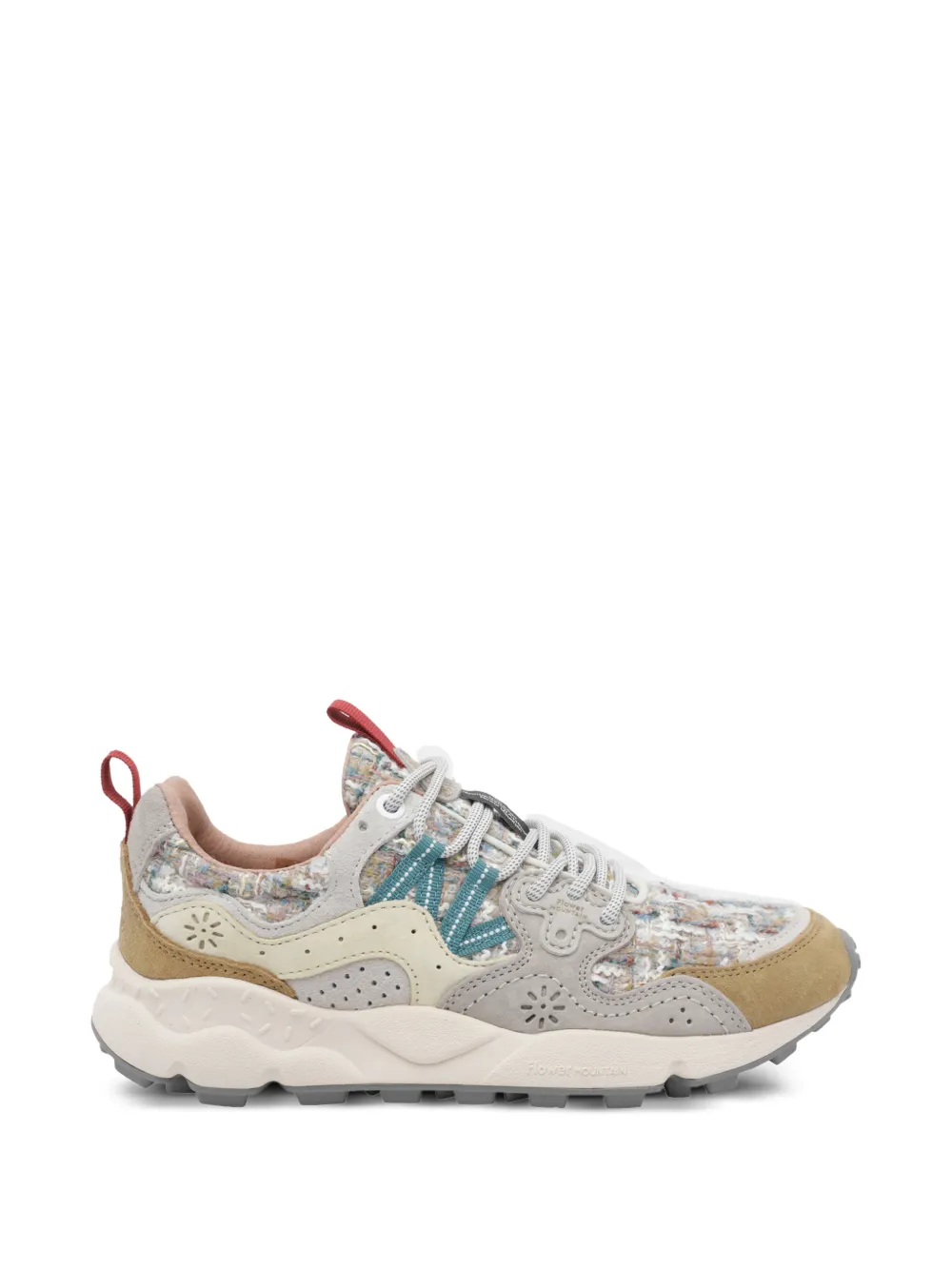FLOWER MOUNTAIN Yamano 3 Sneakers mit Einsätzen - Nude