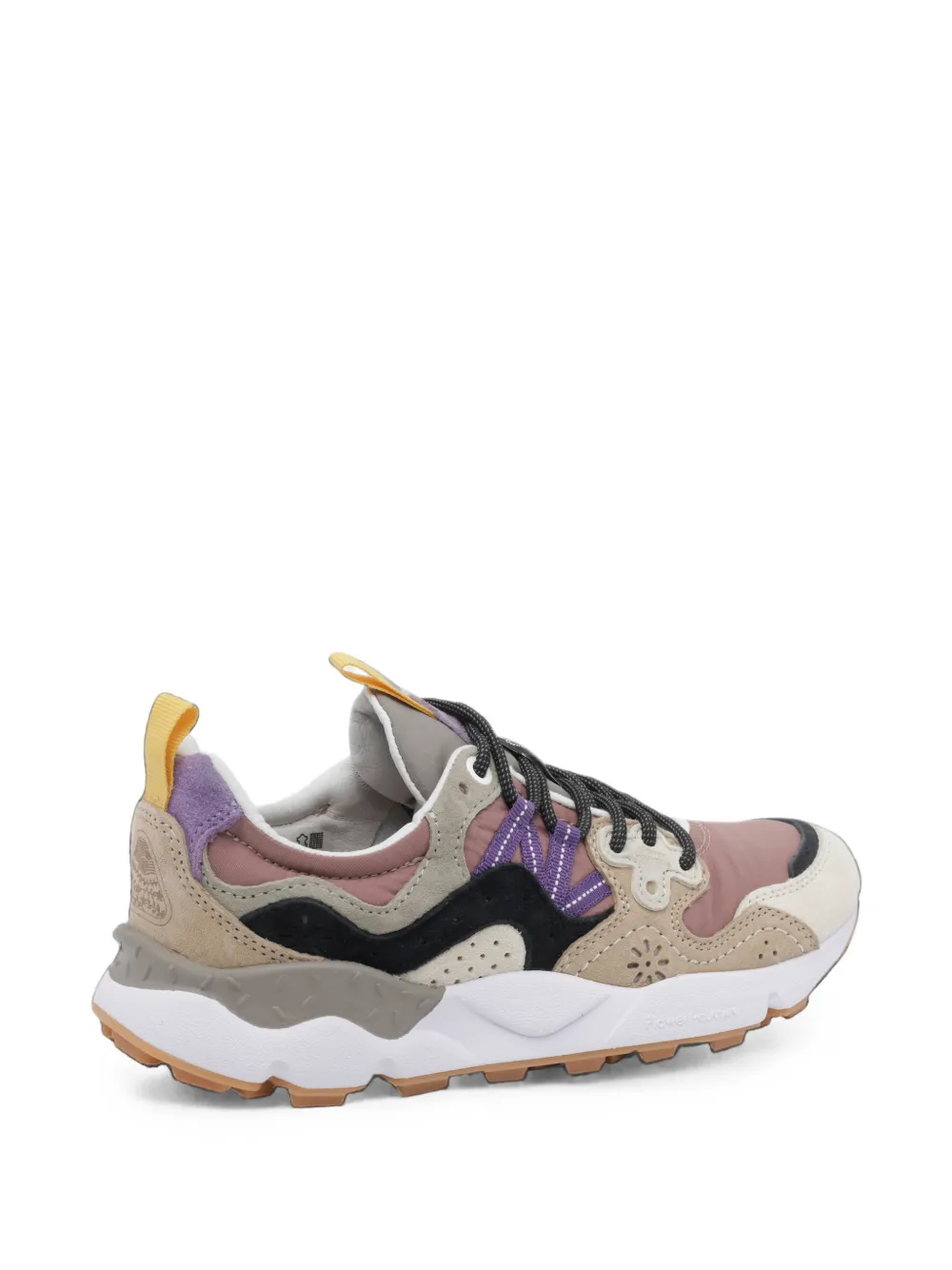 FLOWER MOUNTAIN panelled sneakers Beige
