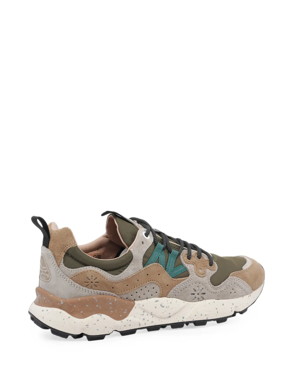 FLOWER MOUNTAIN panelled sneakers Beige