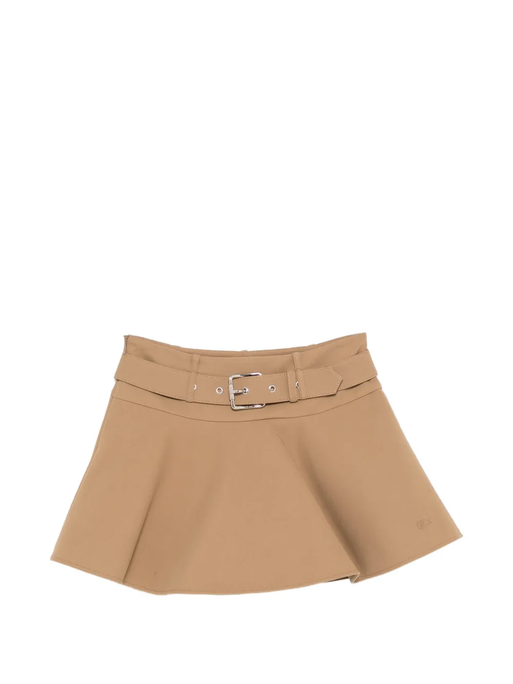 LOEWE belted mini skirt Beige