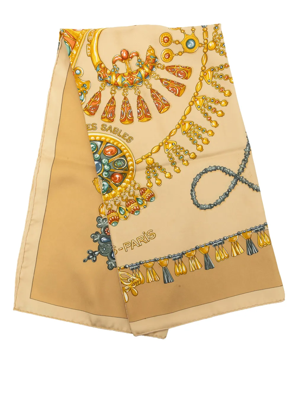 Hermès Pre-Owned 1990-2015 Parures des Sables Seidenschal 90cm - Nude