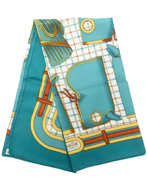 Hermès Pre-Owned 1974-1979 Camails Silk Scarf 90 scarves