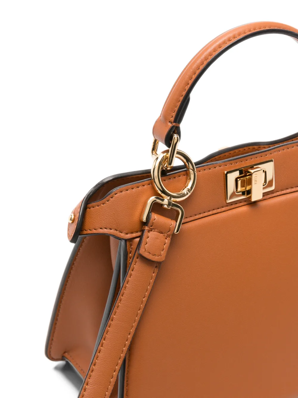 FENDI Peekaboo ISeeU petite bag Bruin
