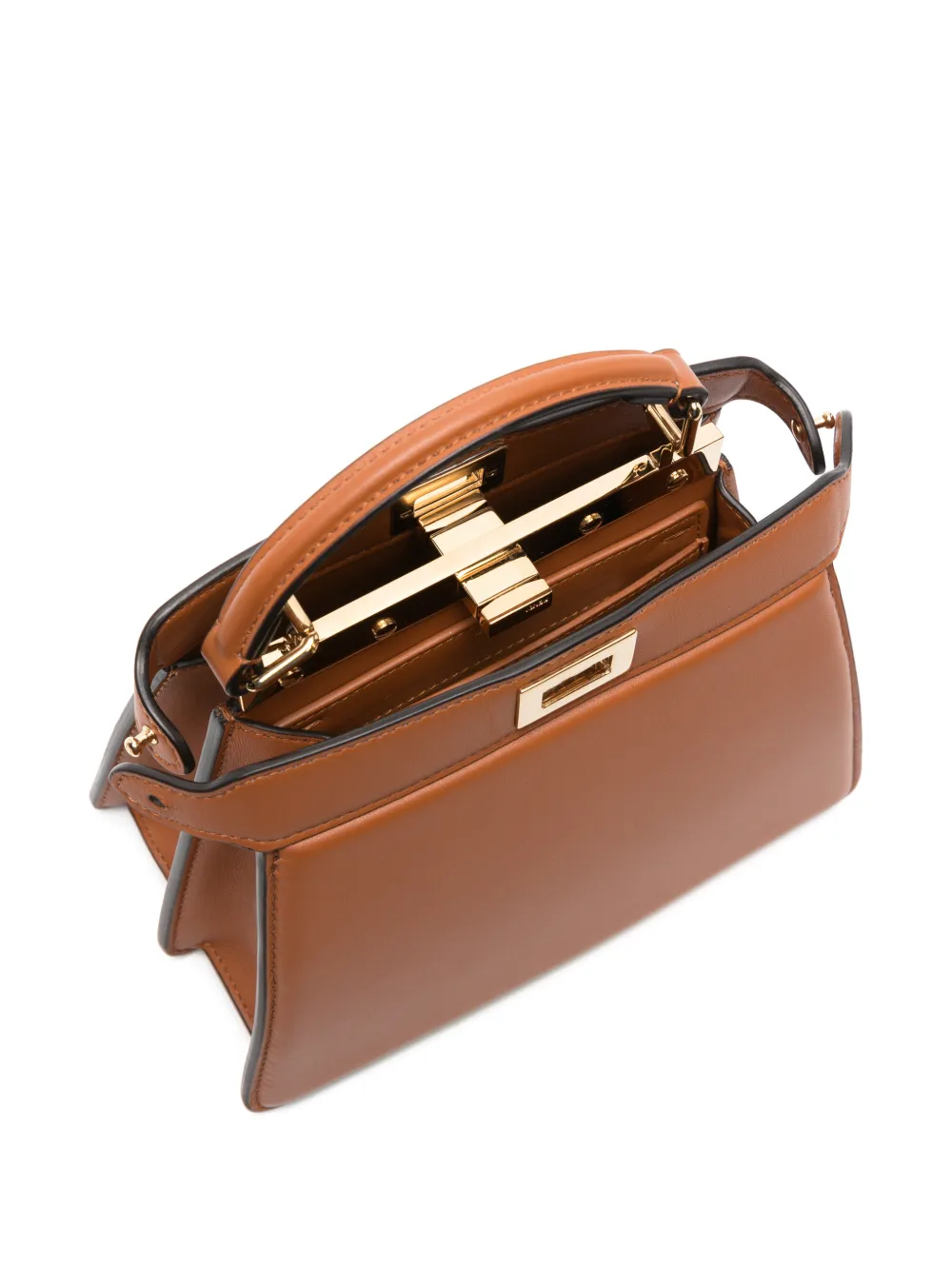 FENDI Peekaboo ISeeU petite bag Bruin