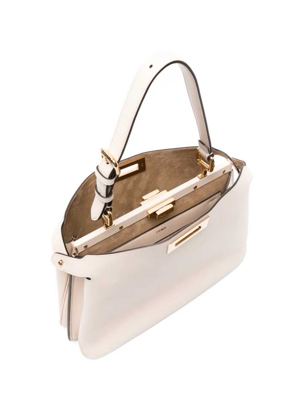 FENDI Peekaboo Soft bag Beige