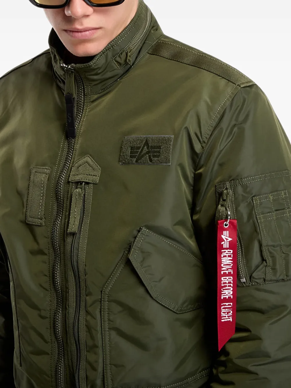 Alpha Industries Engine bomberjack Groen