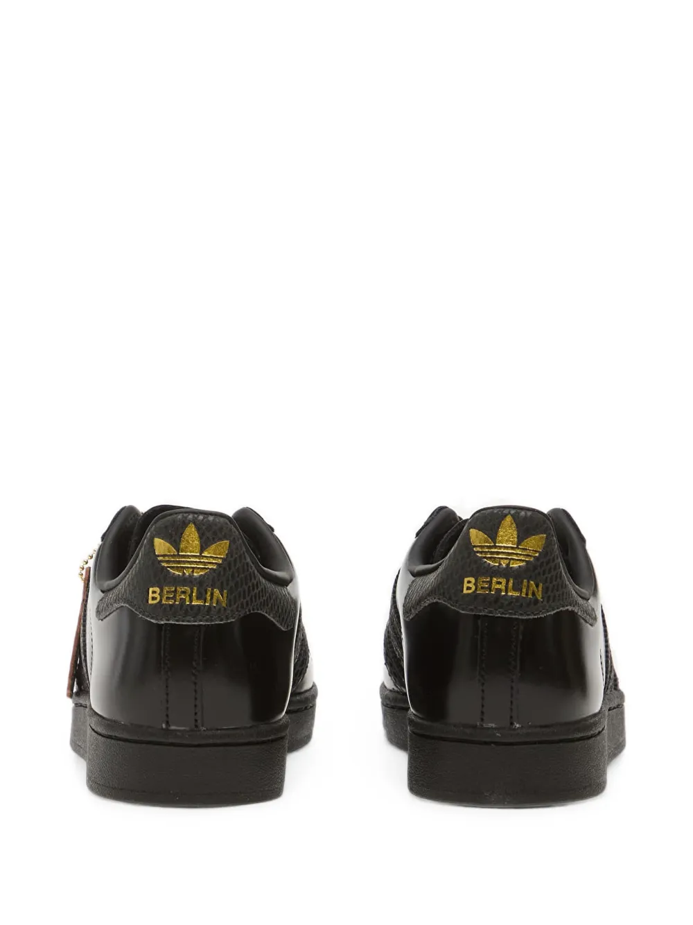 adidas Superstar II snakeskin-effect sneakers Zwart