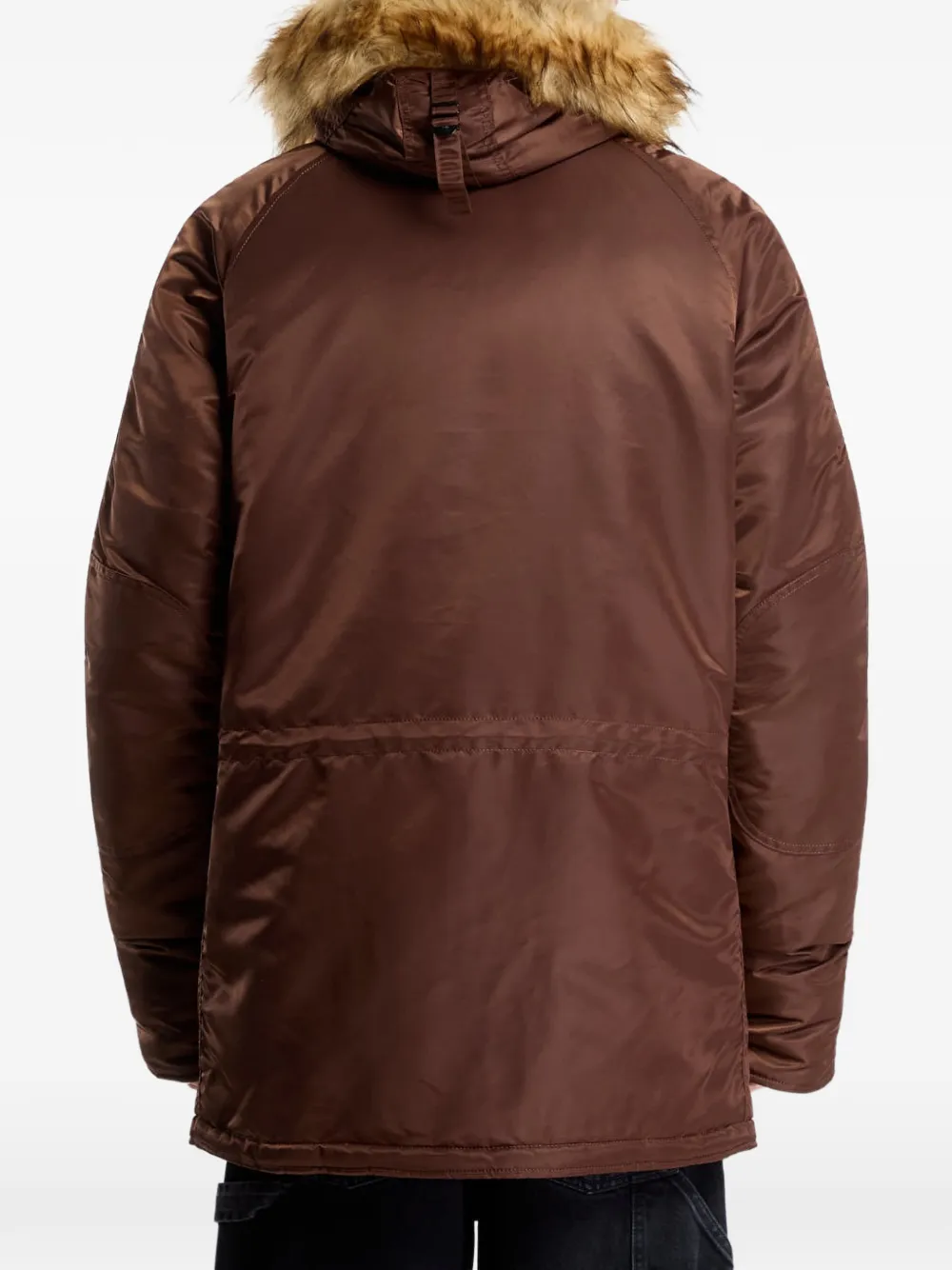 Alpha Industries N-3B VF 59 jack met afwerking van imitatiebont Bruin