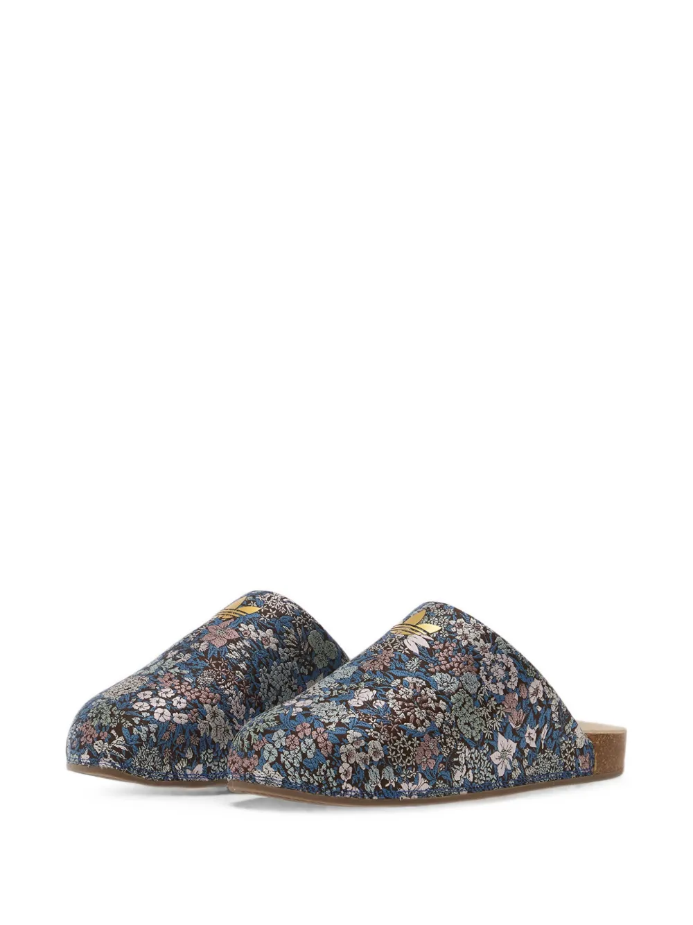 adidas x Liberty London Adimule floral-print mules Blauw