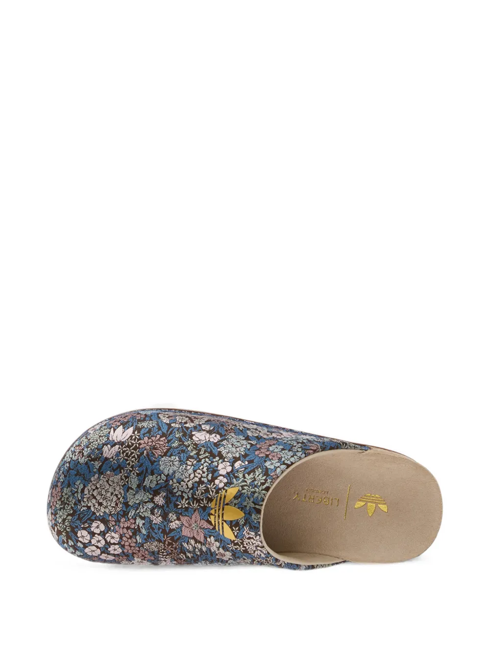 adidas x Liberty London Adimule floral-print mules Blauw