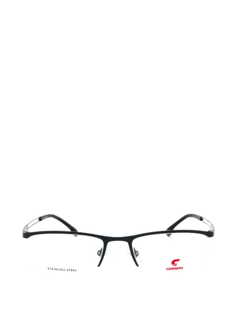 Carrera rectangle-frame semi-rimless glasses